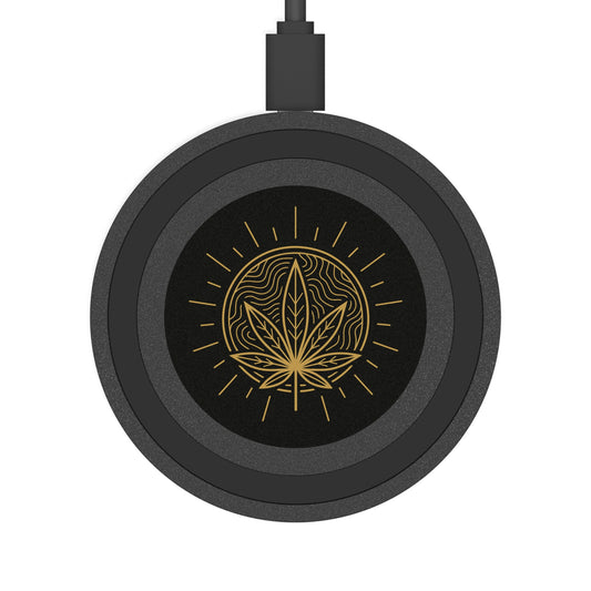 HASHA ZEN - Wisdom of Wireless - Charging Pad . Cannabis Lifestyle, Funny Gift, Office Supplies