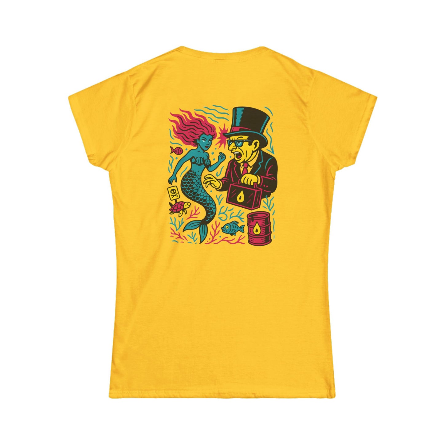 ¡HASHTA LA VISTA!  - "Ocean Rage" Woman's T-shirt, Stoner Fashion, Funny Gift for Weed Lovers and Alltime Highs