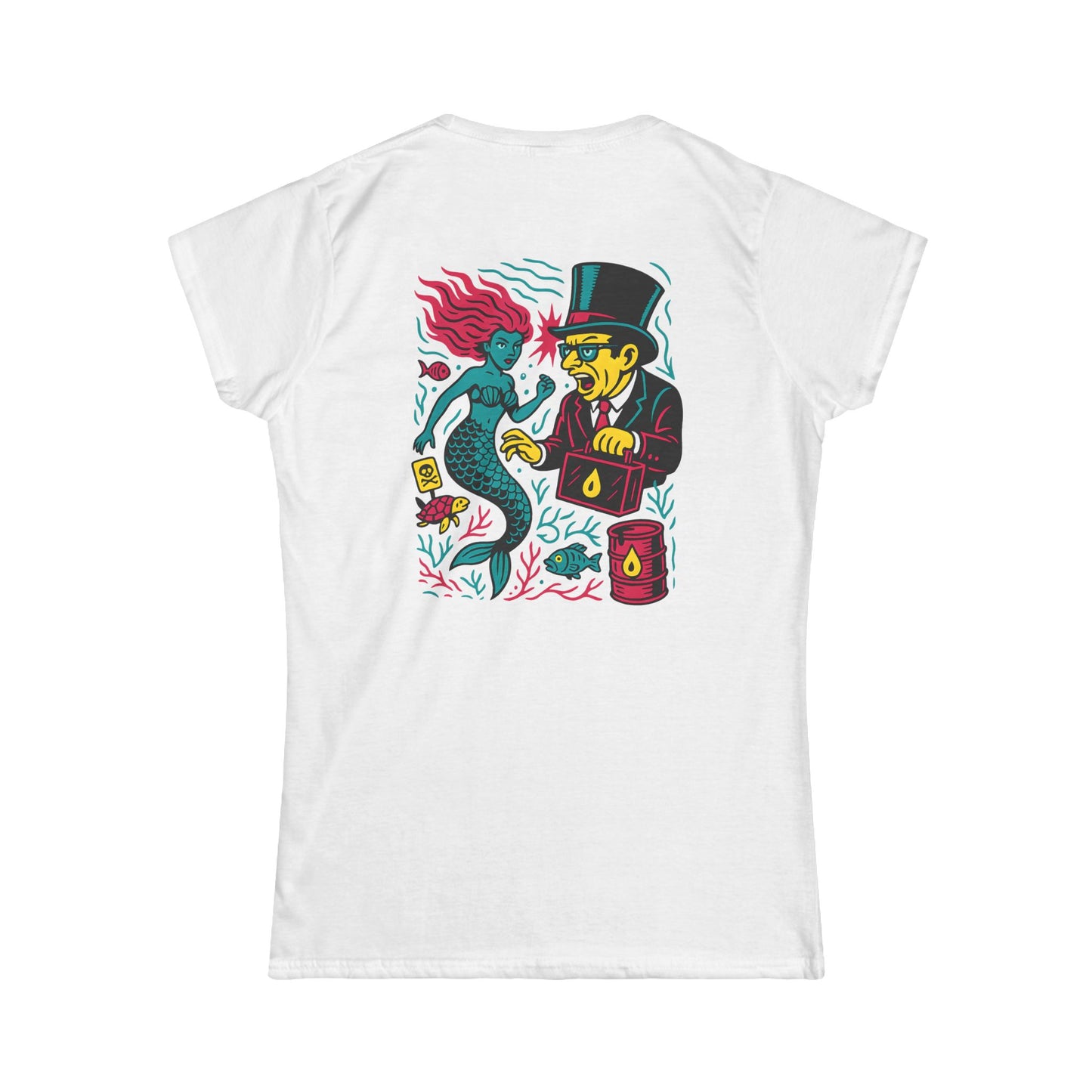 ¡HASHTA LA VISTA!  - "Ocean Rage" Woman's T-shirt, Stoner Fashion, Funny Gift for Weed Lovers and Alltime Highs