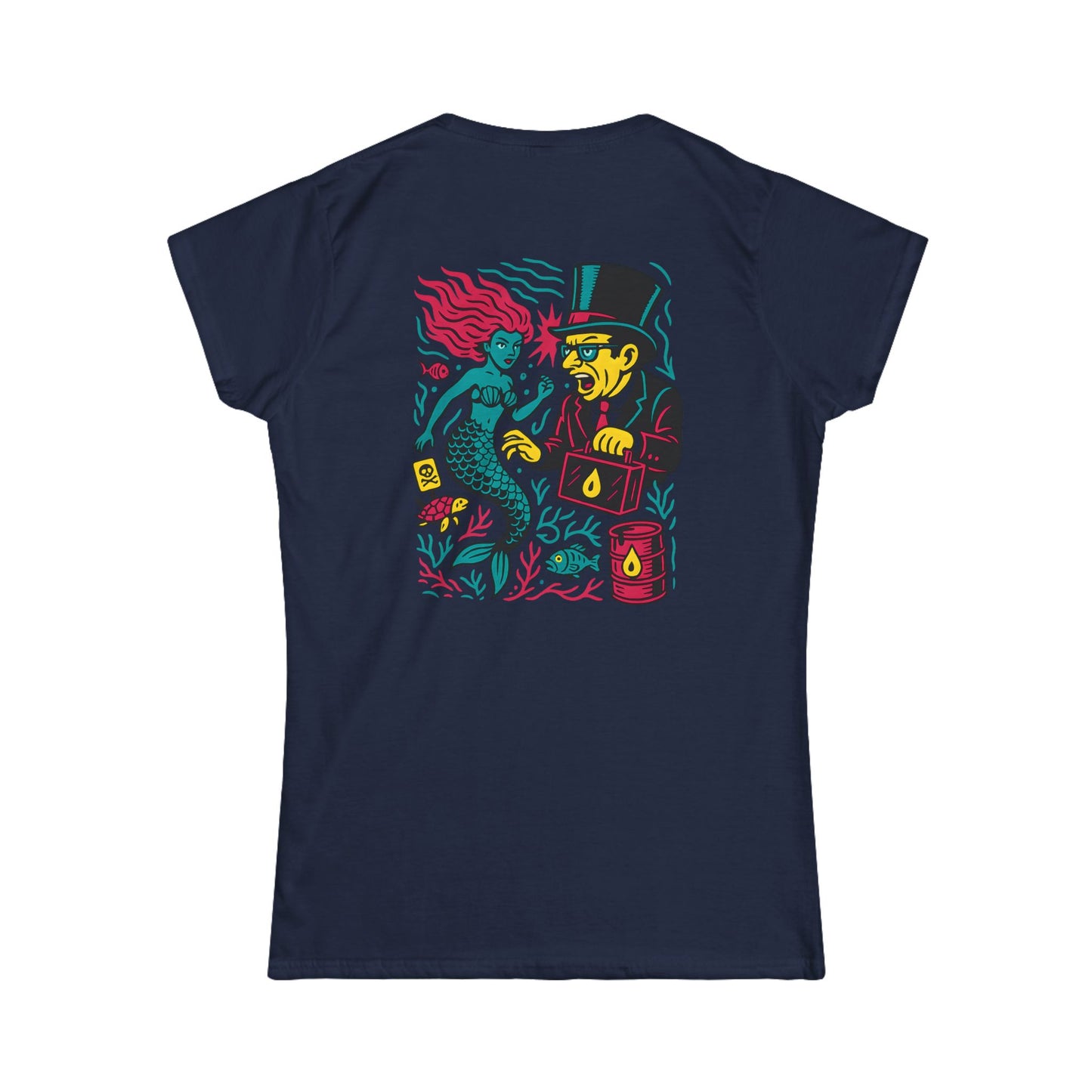 ¡HASHTA LA VISTA!  - "Ocean Rage" Woman's T-shirt, Stoner Fashion, Funny Gift for Weed Lovers and Alltime Highs
