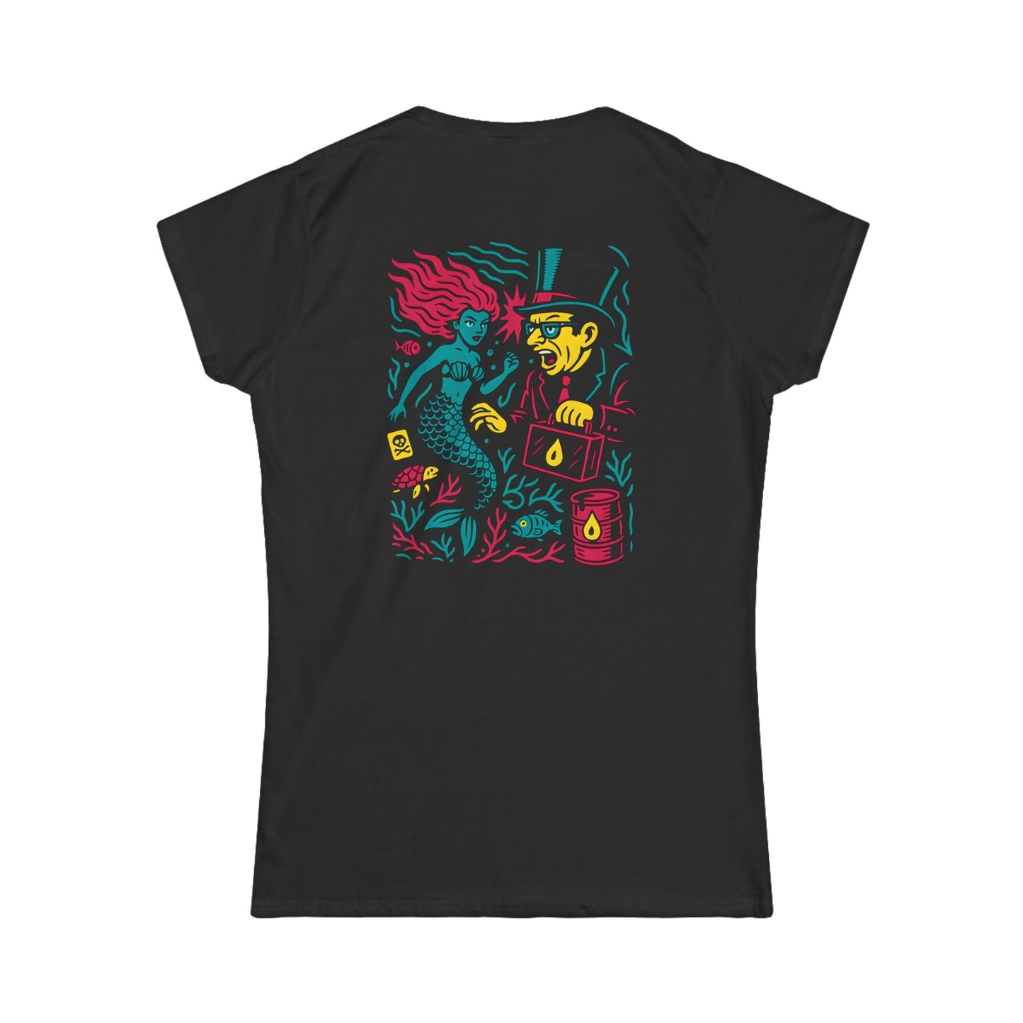 ¡HASHTA LA VISTA!  - "Ocean Rage" Woman's T-shirt, Stoner Fashion, Funny Gift for Weed Lovers and Alltime Highs