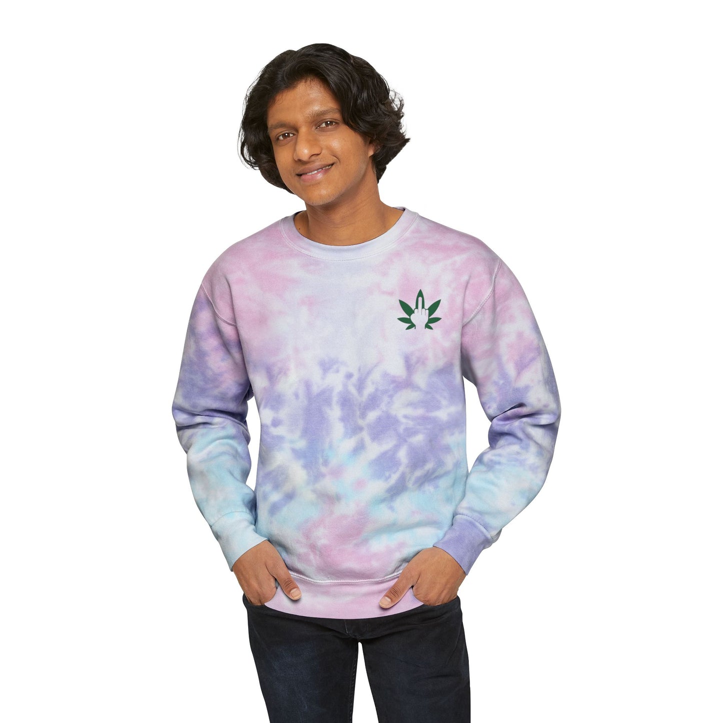 ¡HASHTA LA VISTA! - Cannabis Culture, Gen-Z Neon Baltic, Sweatshirt, Designed uniquely by The Hasha
