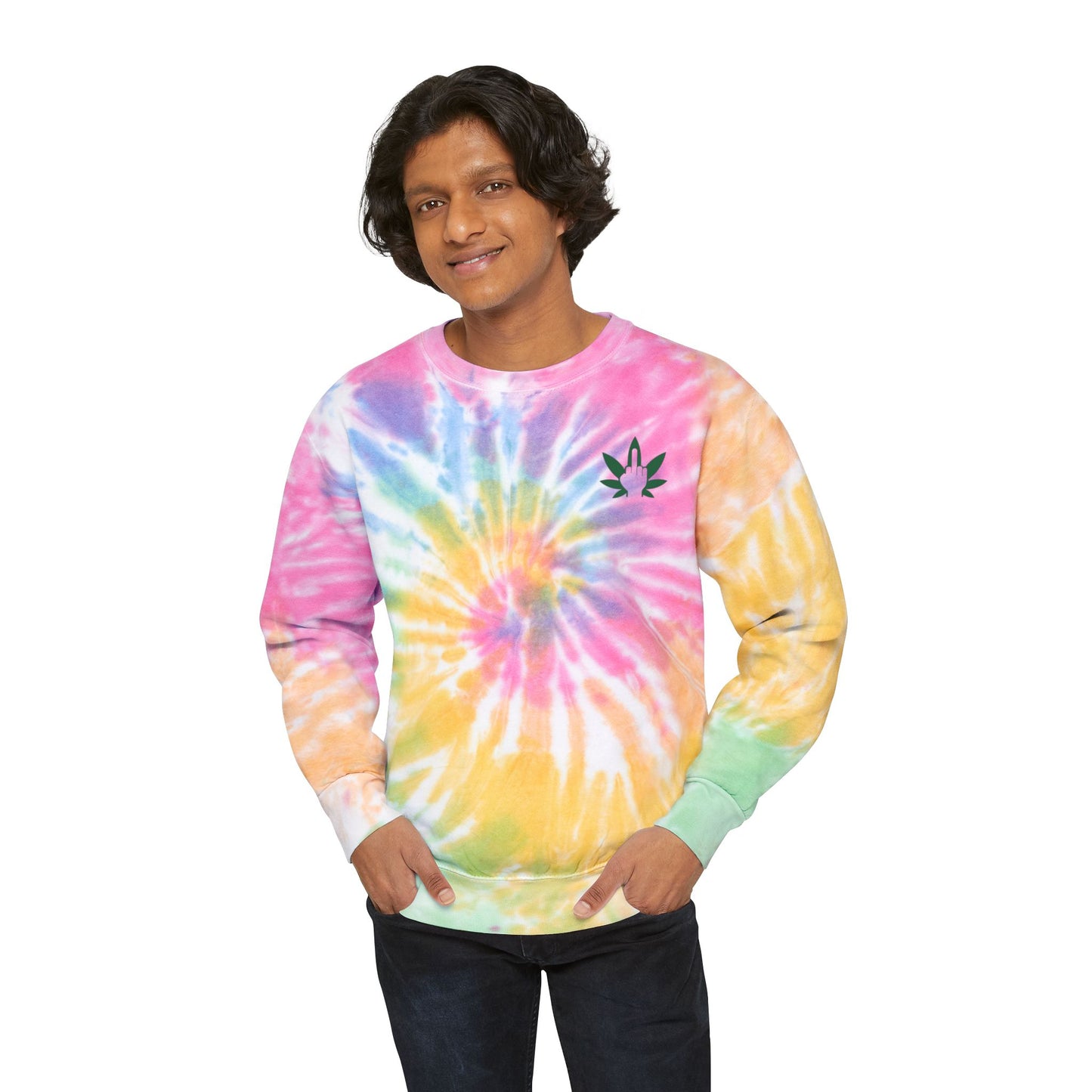 ¡HASHTA LA VISTA! - Cannabis Culture, Gen-Z Neon Baltic, Sweatshirt, Designed uniquely by The Hasha
