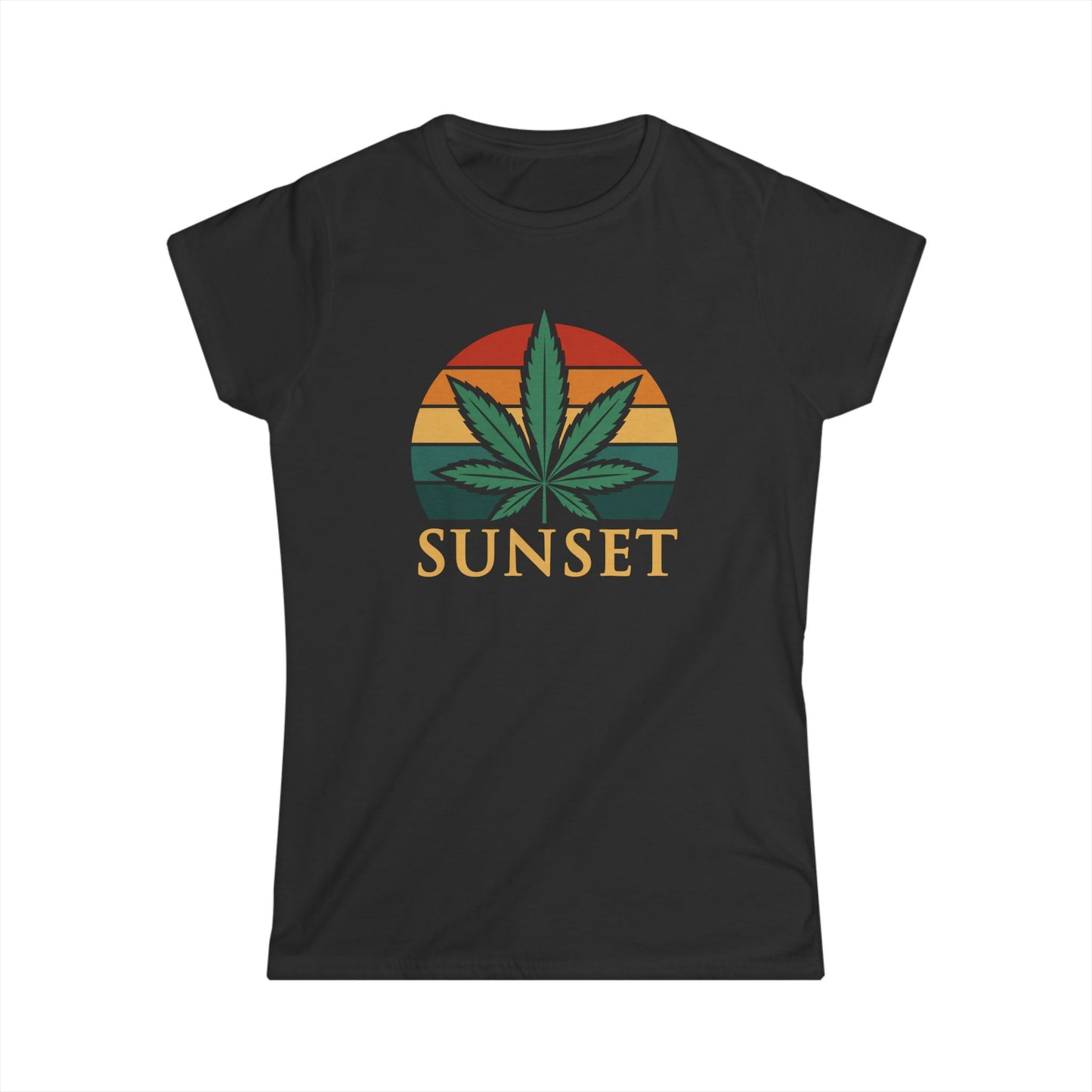 Sunset Cannabis Women’s Softstyle Tee, Chill Vibe Shirt, Gift for 420 Enthusiasts, Eco-Friendly Fashion, Summer Festival Wear, Urban [...]