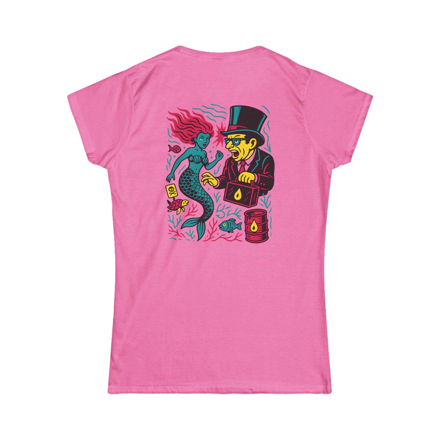 ¡HASHTA LA VISTA!  - "Ocean Rage" Woman's T-shirt, Stoner Fashion, Funny Gift for Weed Lovers and Alltime Highs