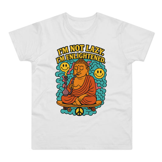 Bhudda's Enlightenment Cannabis Men's T-shirt, Cool Tee, Unisex Shirt, Stoner Fashion, Gift for Weed Lovers, Alltime Highs