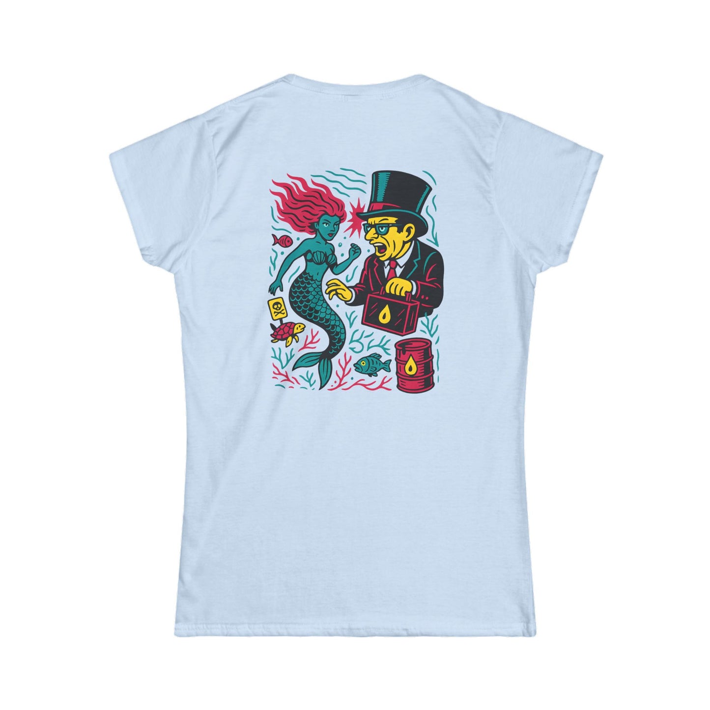 ¡HASHTA LA VISTA!  - "Ocean Rage" Woman's T-shirt, Stoner Fashion, Funny Gift for Weed Lovers and Alltime Highs